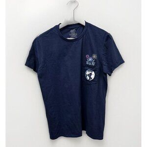 The Lost Bros Womens Disney Shirt Blue M New‎ Year Future Celebration Party